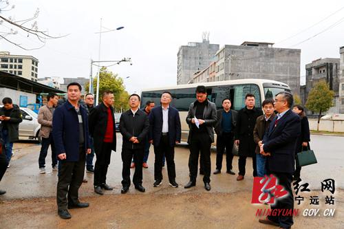 刘卫华专题调研崇德路建设和湘运车站搬迁工作-宁远县门户网